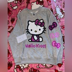 Hello Kitty Spray Paint Sweatshirt / Sweater Size XL BNWT